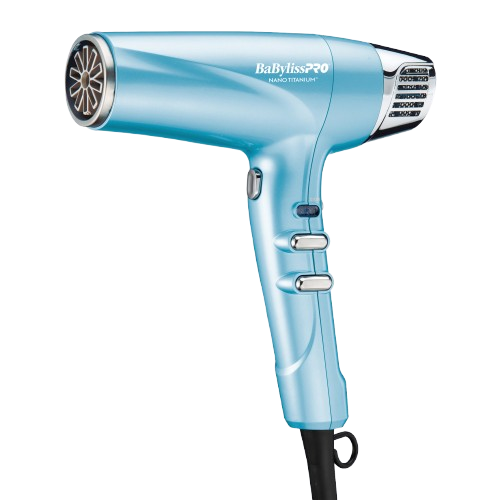 Babylisspro Nano Titanium Dual Ionic High-Speed Hair Dryer (Black and Blue)